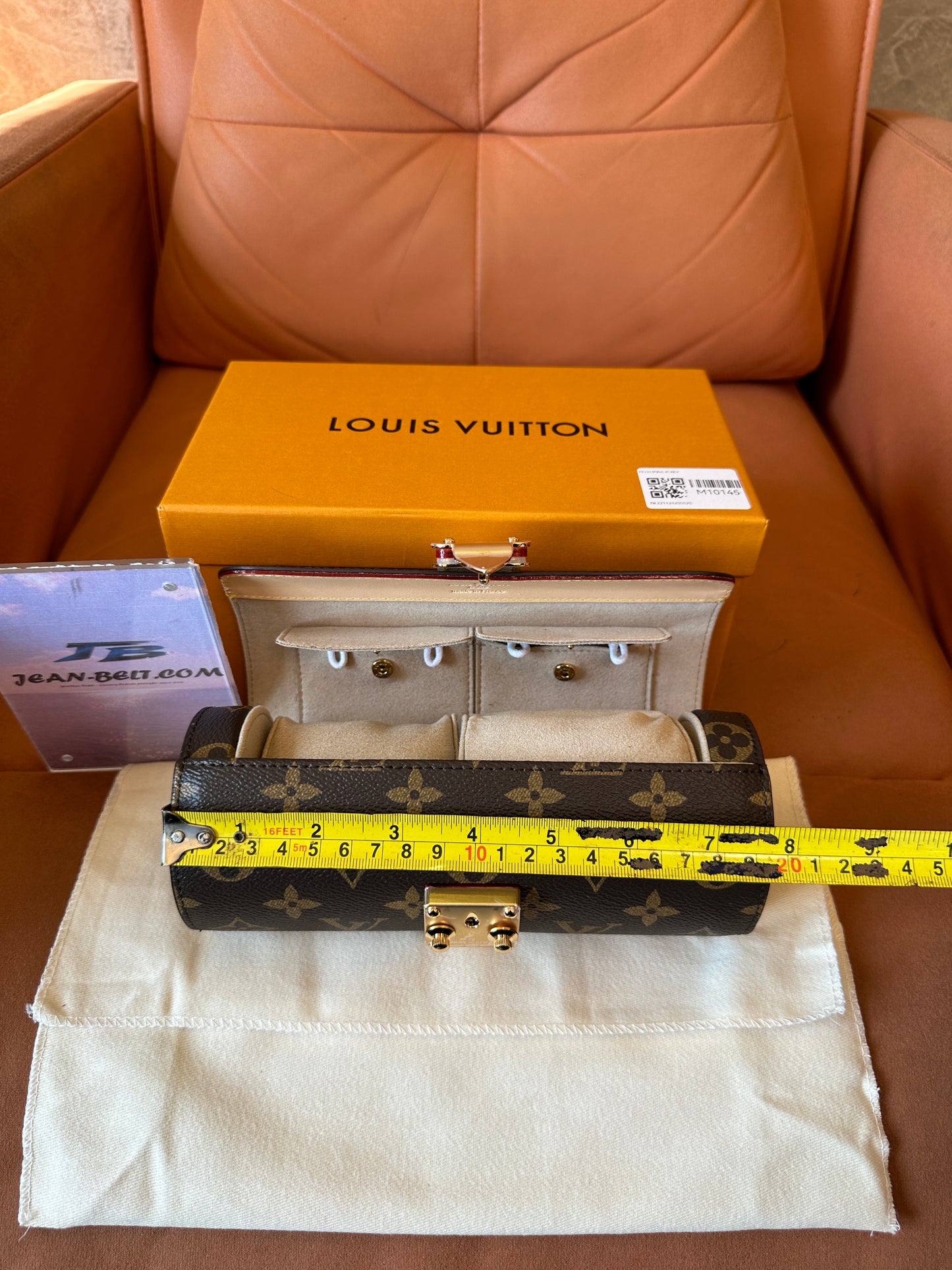 Louis Vuitton Monogram Canvas 3-Watch Travel Case