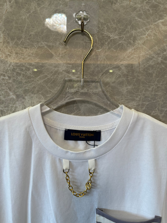 Louis Vuitton Monogram Pocket White T-Shirt