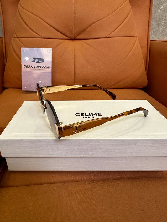 Celine CL42121U Sunglasses - Gold & Tortoise Shell