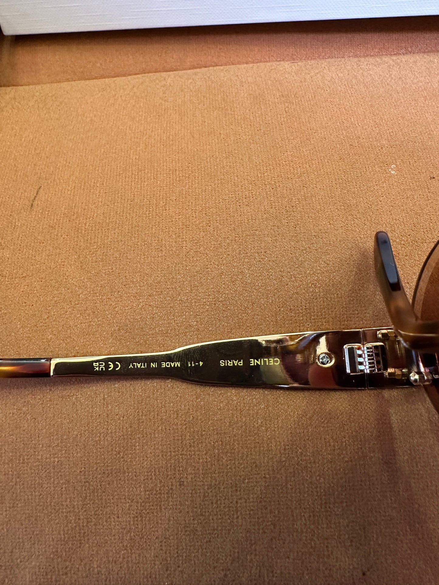 Celine CL42121U Sunglasses - Gold & Tortoise Shell