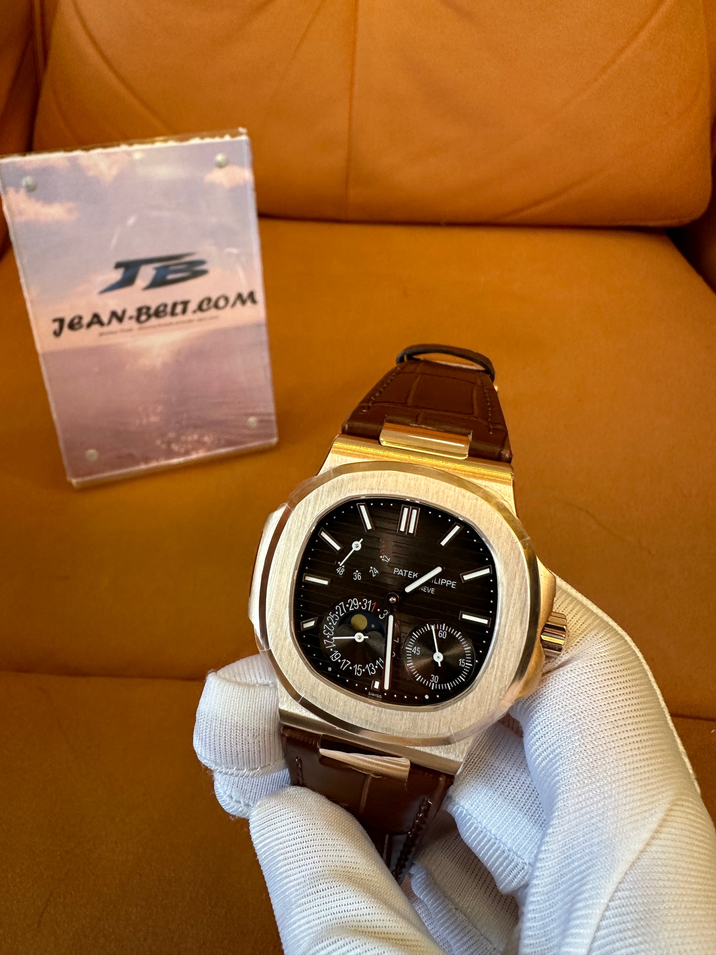 Patek Philippe Nautilus 5712 Rose Gold Brown Dial Automatic