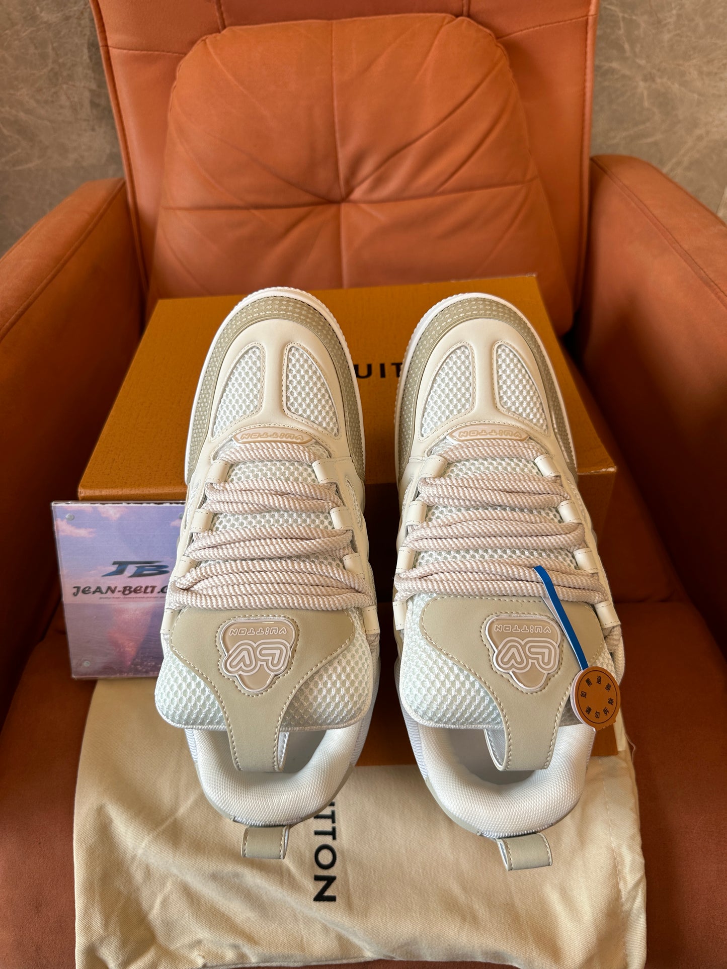 Louis Vuitton LV Trainer Low-Top Mesh Sneakers