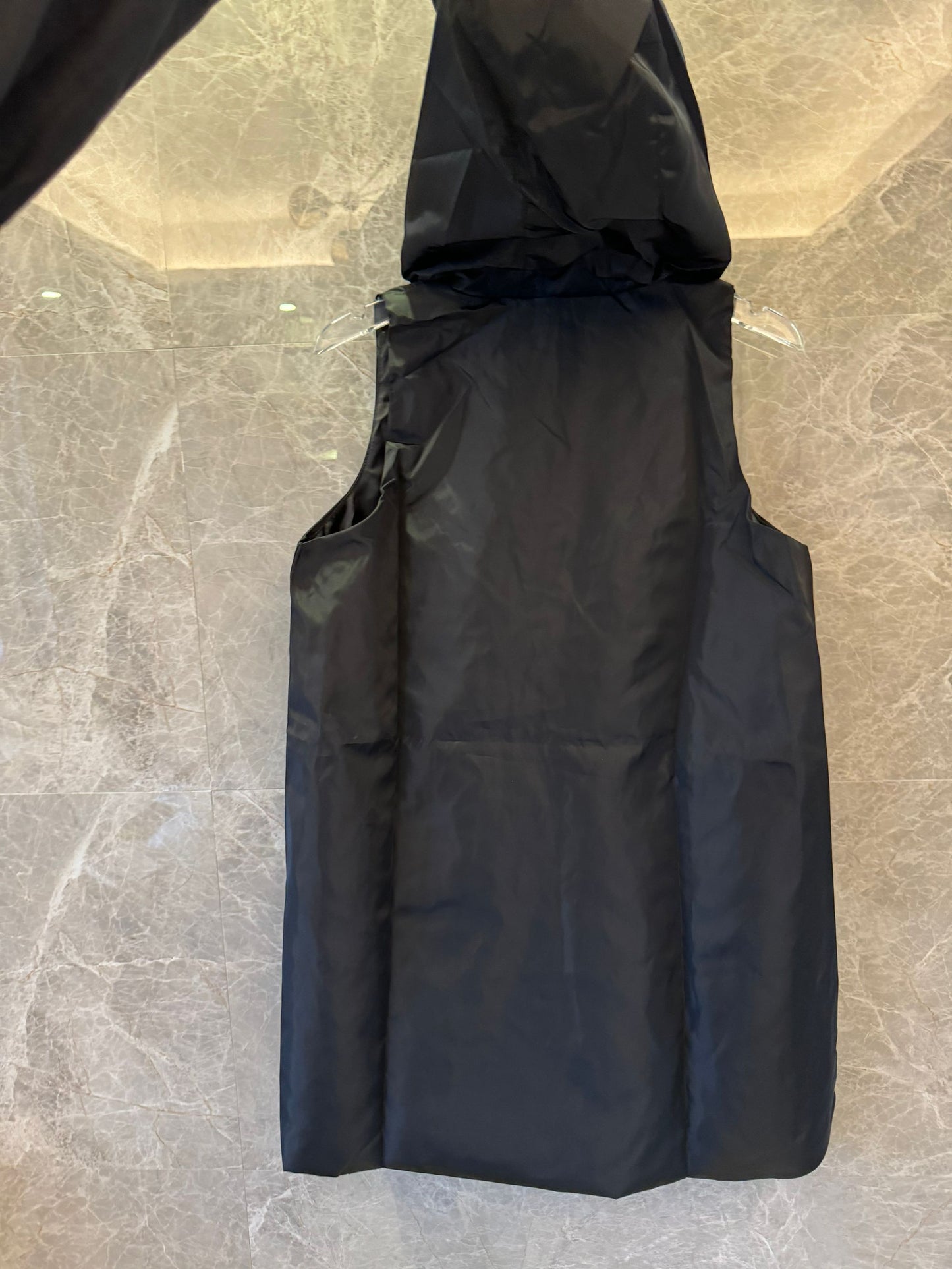 Vestido de nailon negro de Prada