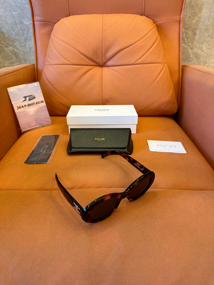 Celine Triomphe 52mm Oval Sunglasses