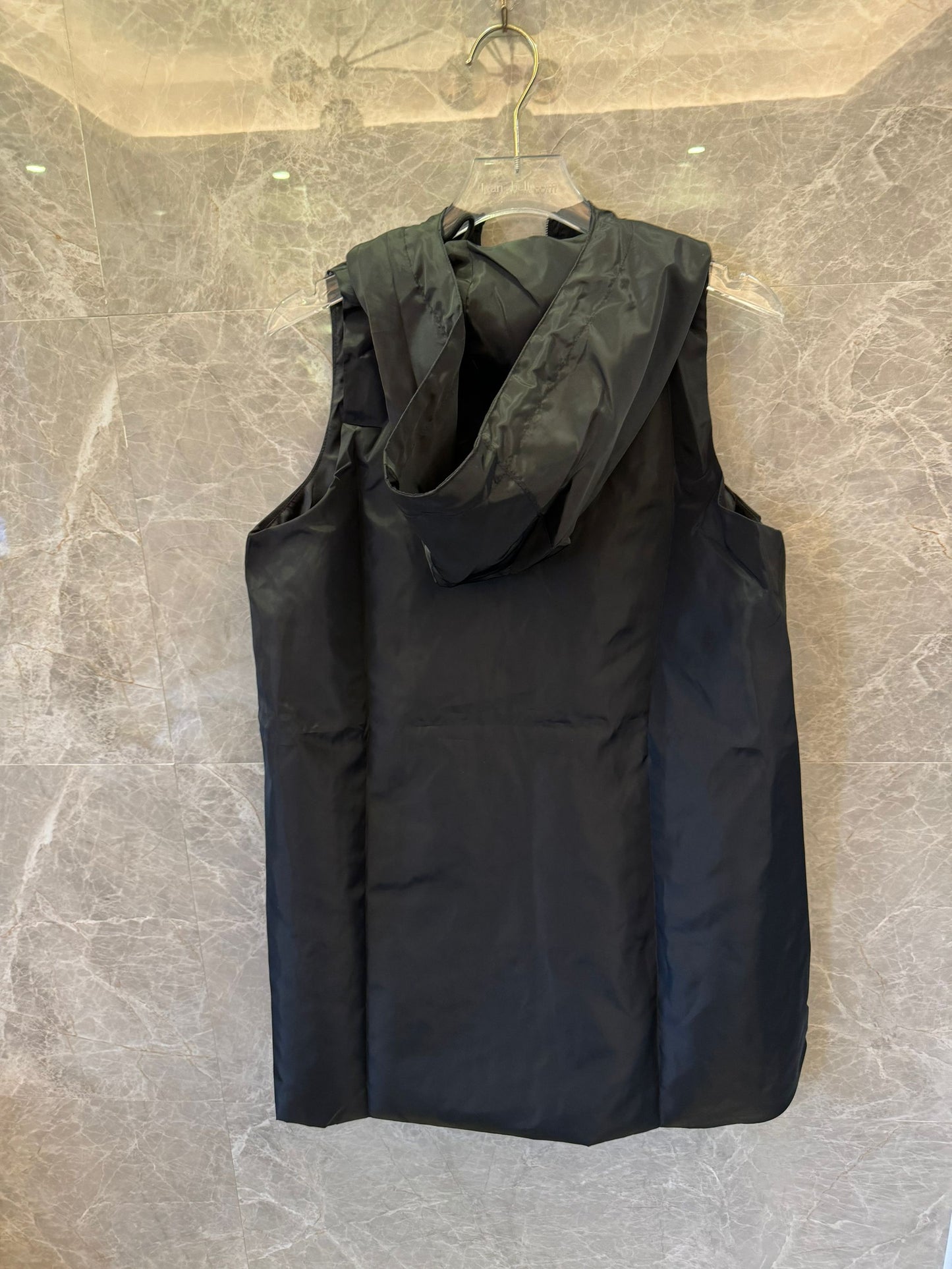 Vestido de nailon negro de Prada
