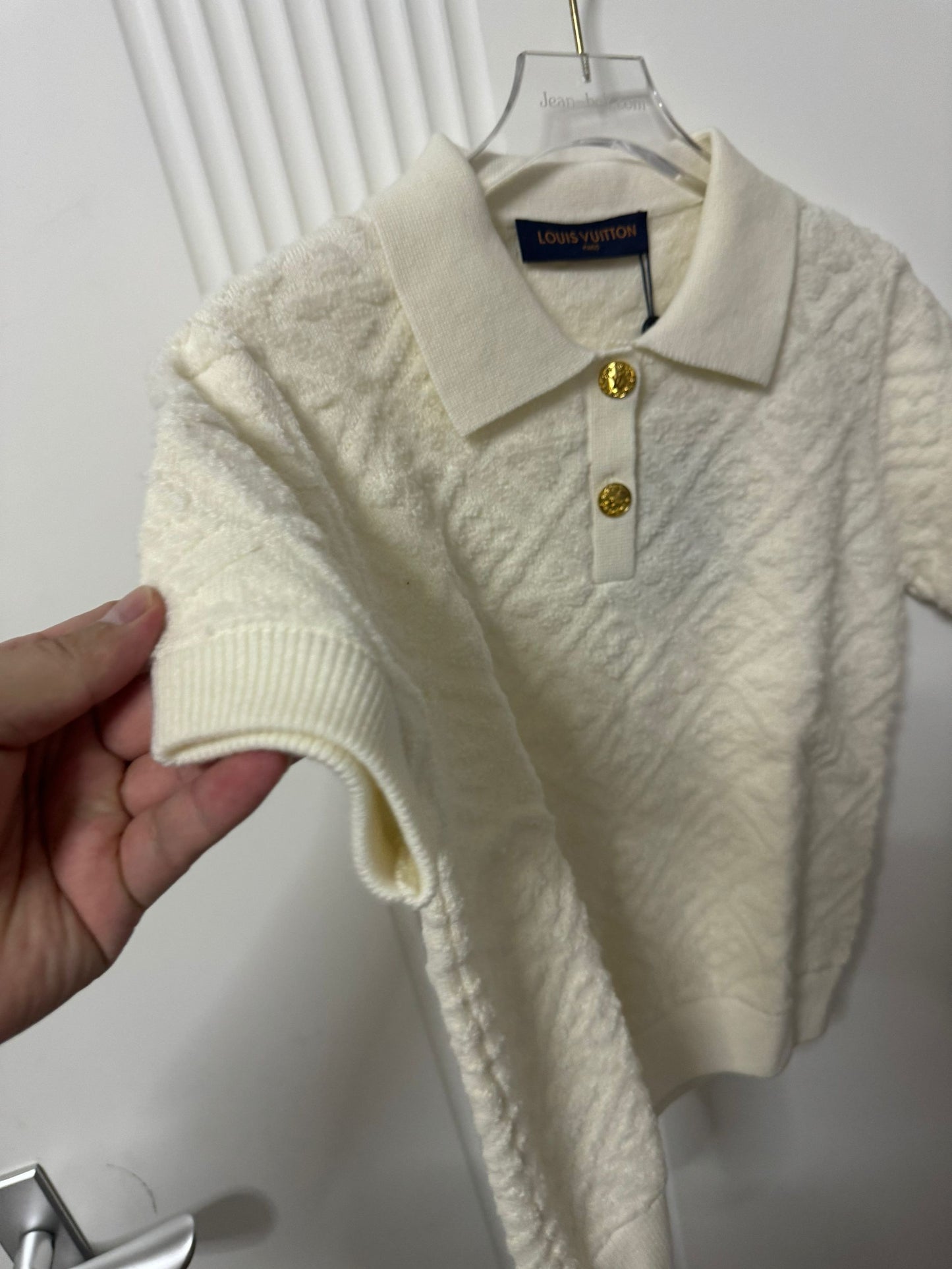 Ensemble polo et shorts en éponge monogramme Louis Vuitton pour femmes