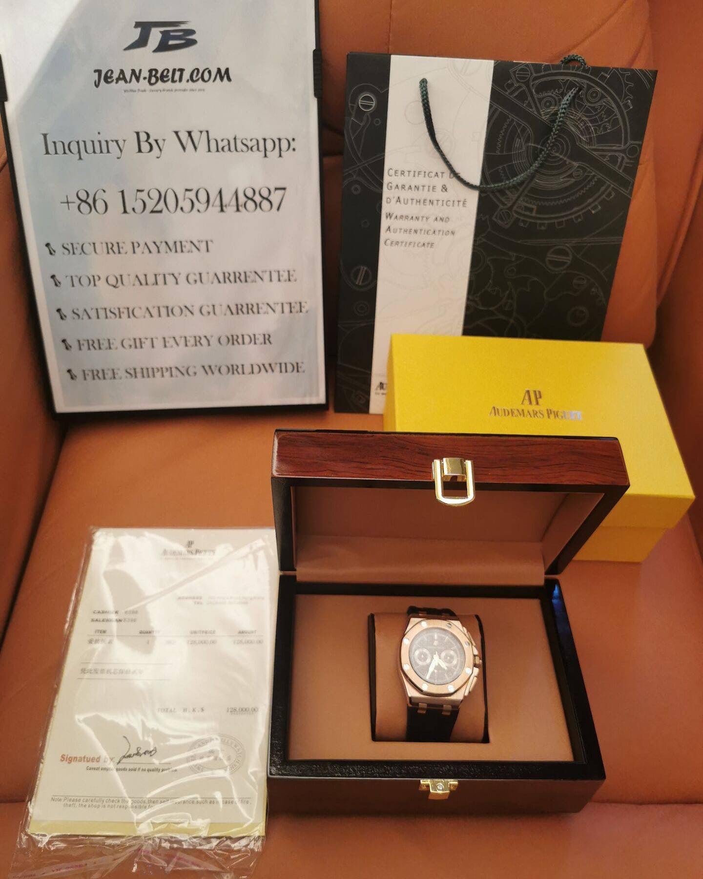 Audemars Piguet Royal Oak Offshore Chronograph – Ouro Rosa e Mostrador Preto