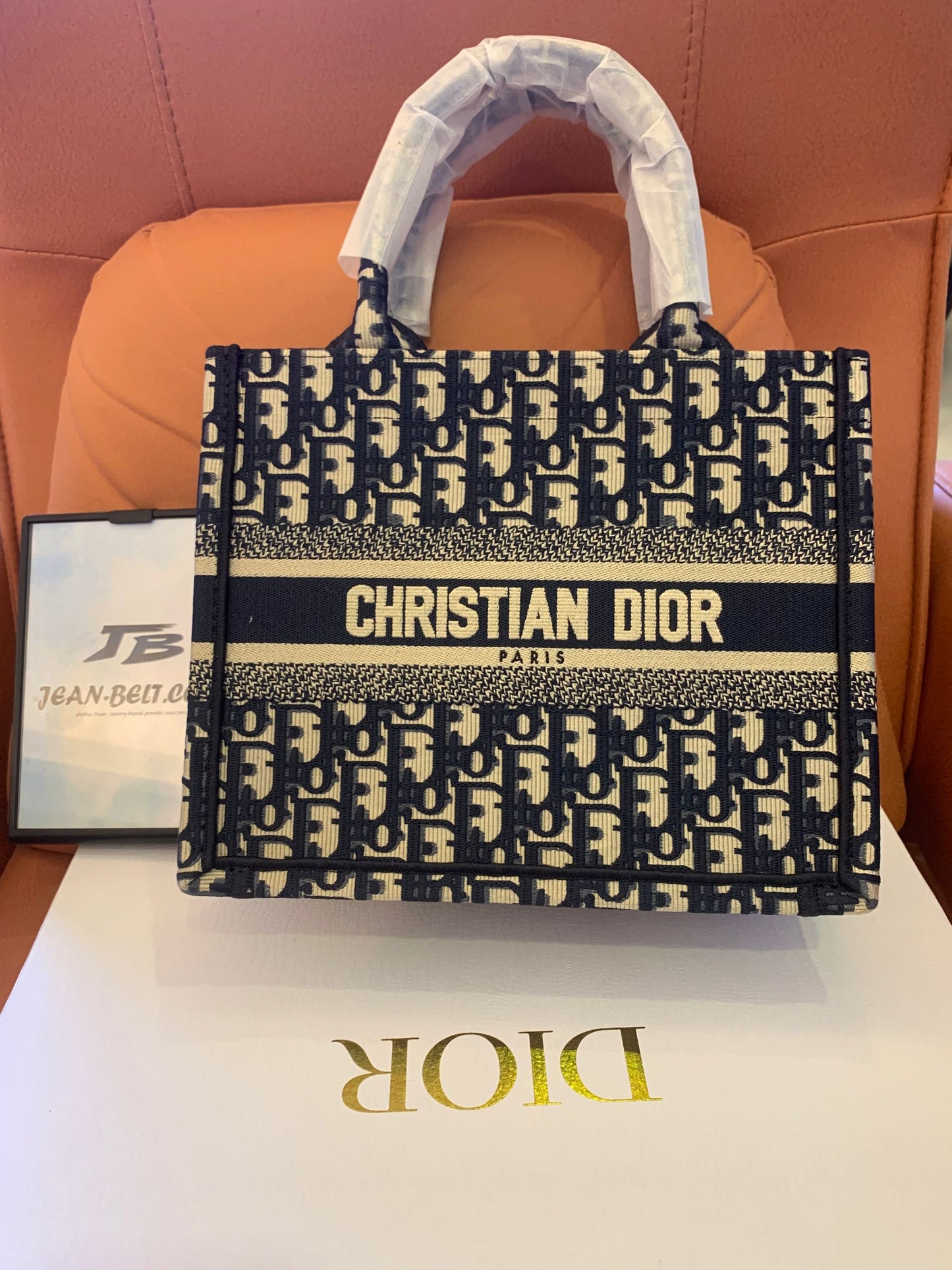 Dior mini book tote