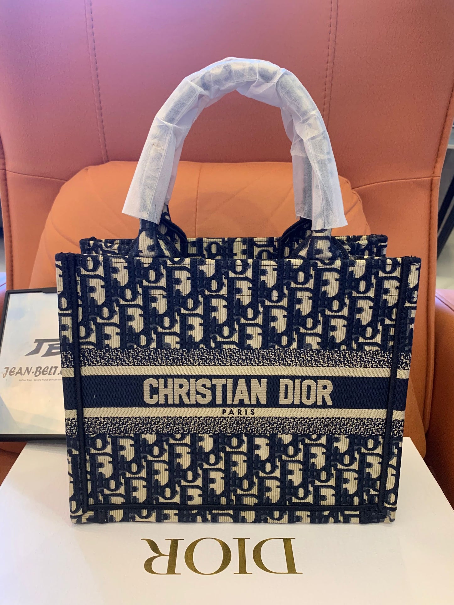 Dior mini book tote