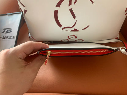 Christian Louboutin tote bag white