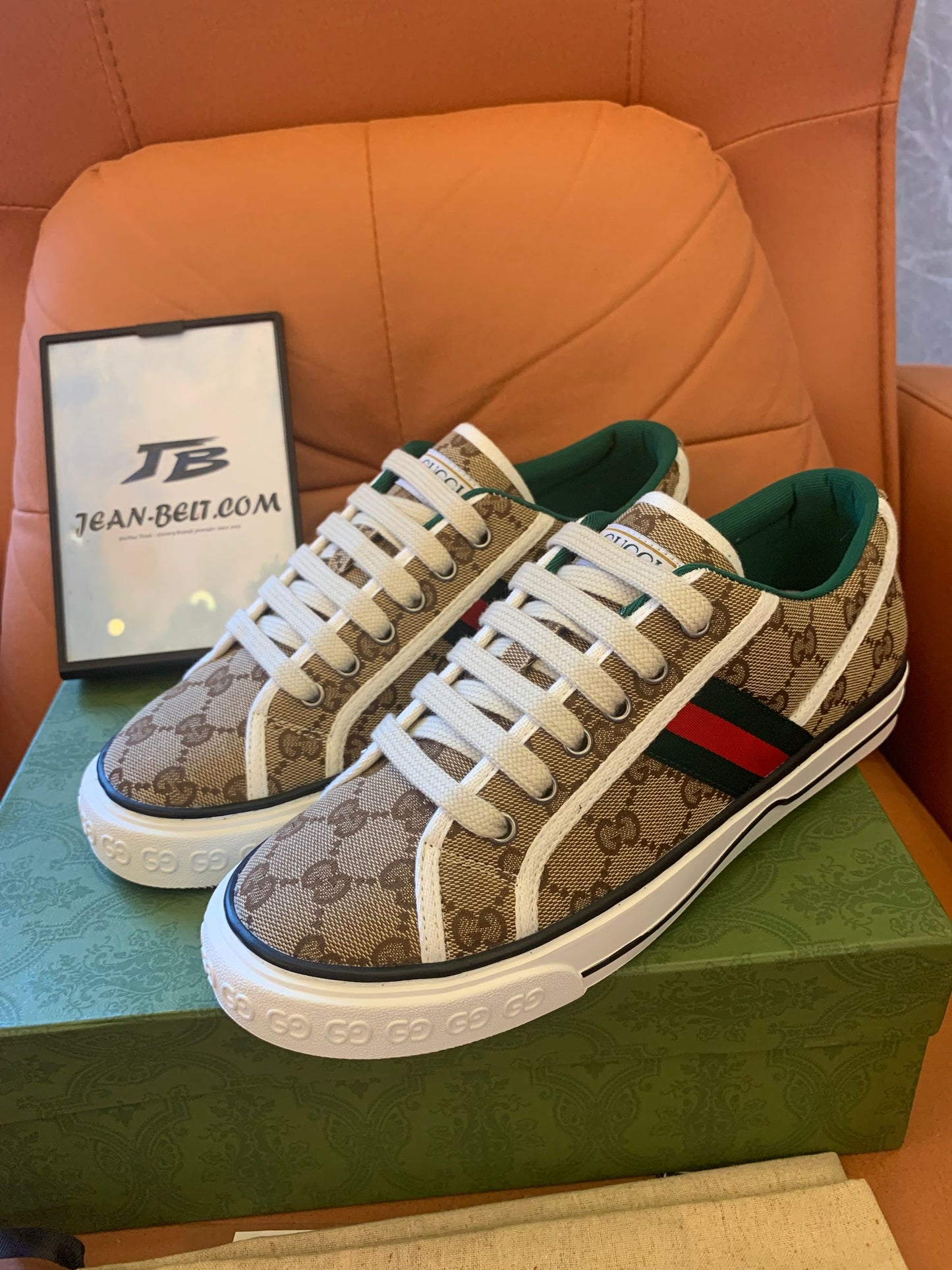 Tênis de lona Gucci Tennis 1977 GG