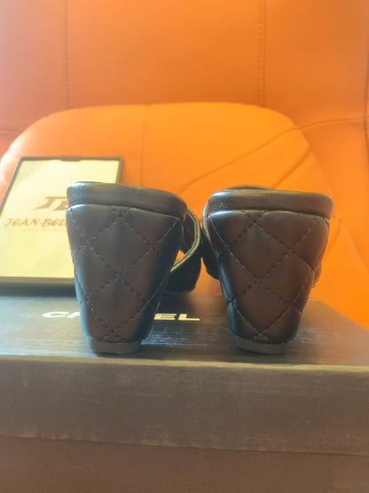 Chanel Leather Mules & Clogs