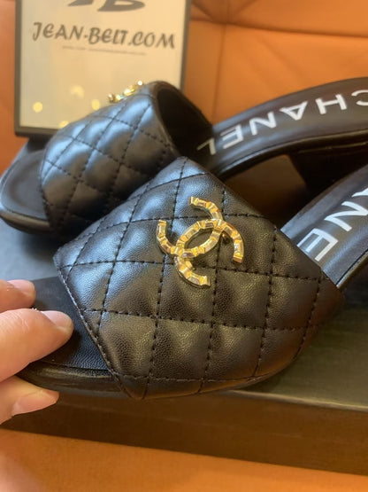 Chanel Leather Mules & Clogs