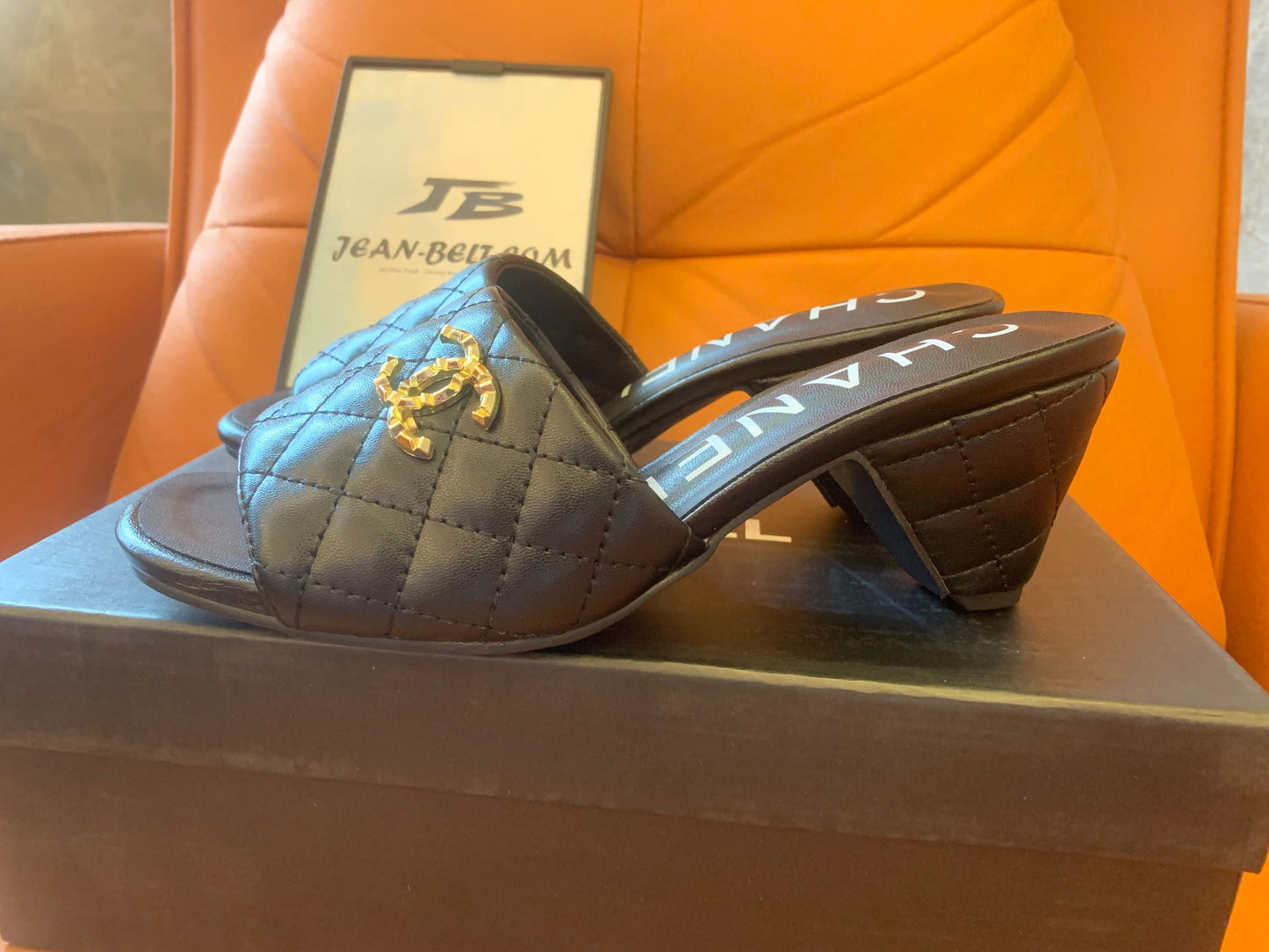 Chanel Leather Mules & Clogs