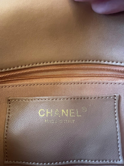 Bolsa Chanel CF Classic Flap Mini Marrom