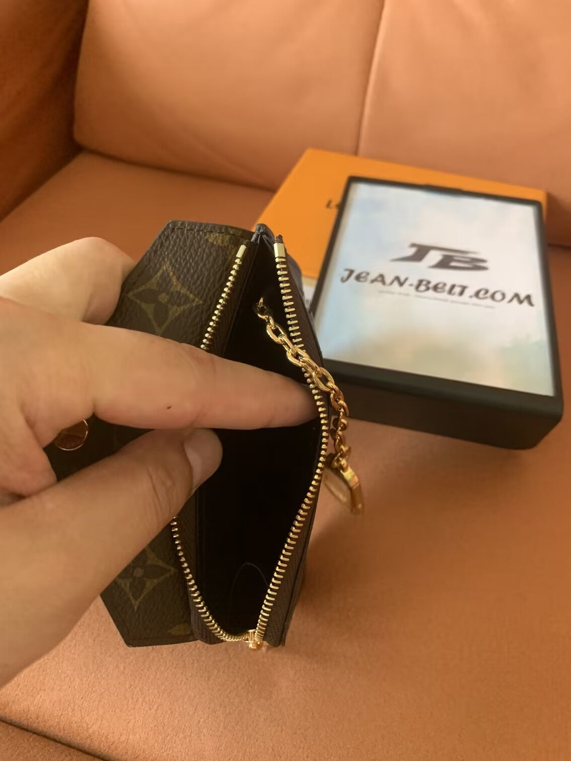 Louis Vuitton monogram canvas key pouch wallet