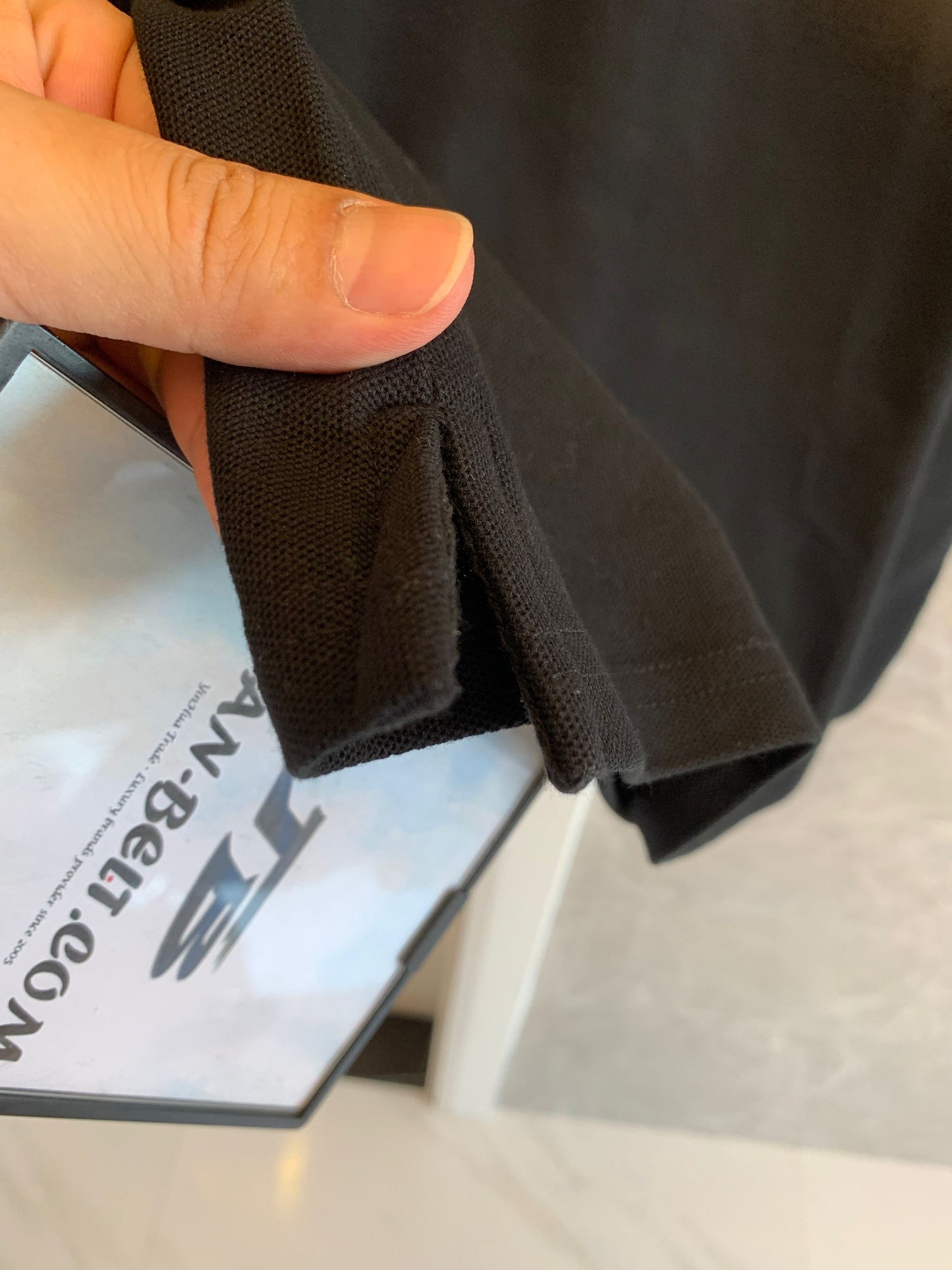 Burberry Logo-Embroidered Polo Shirt - Black