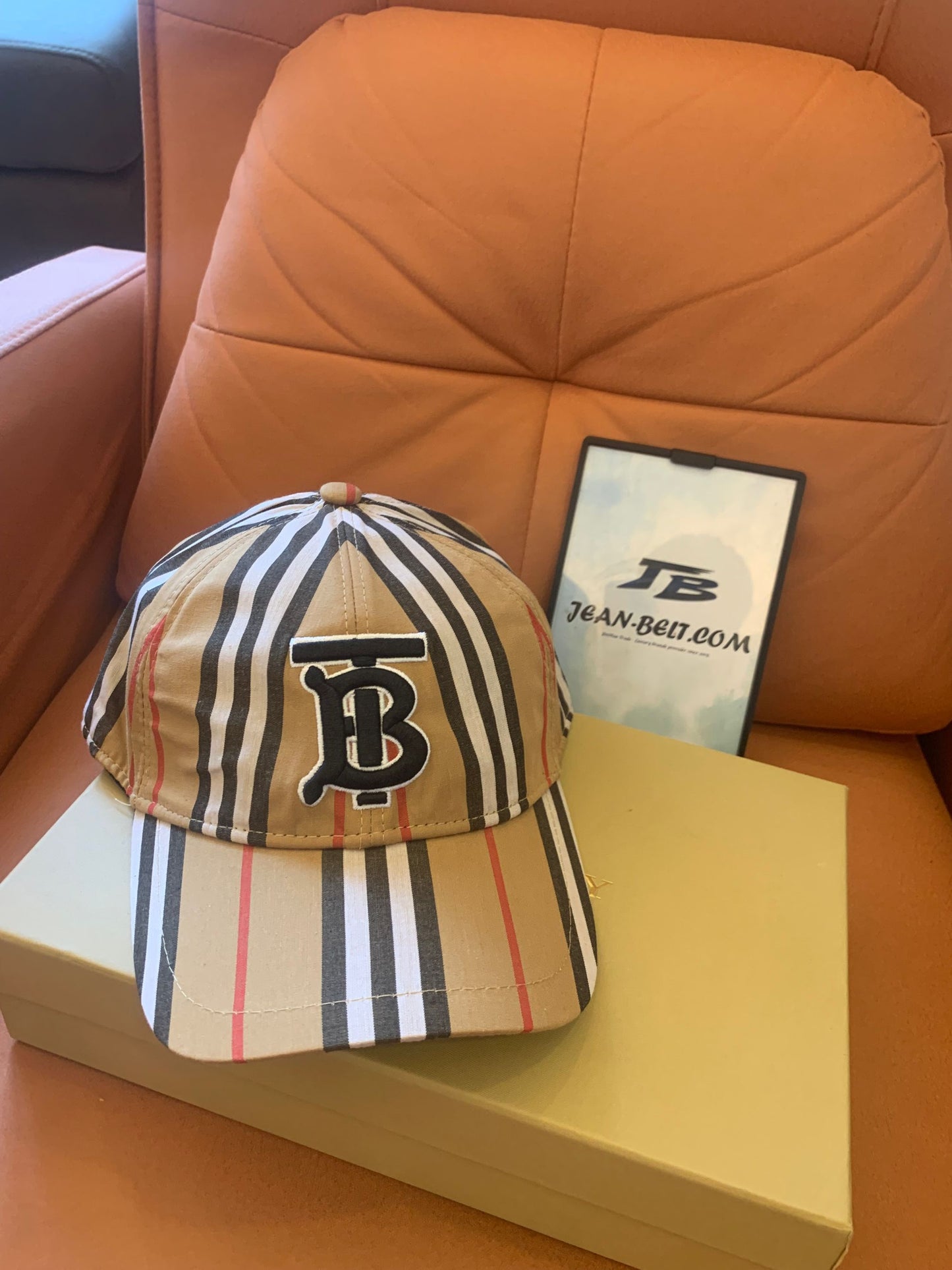 Burberry Vintage Check Baseball Cap - Beige