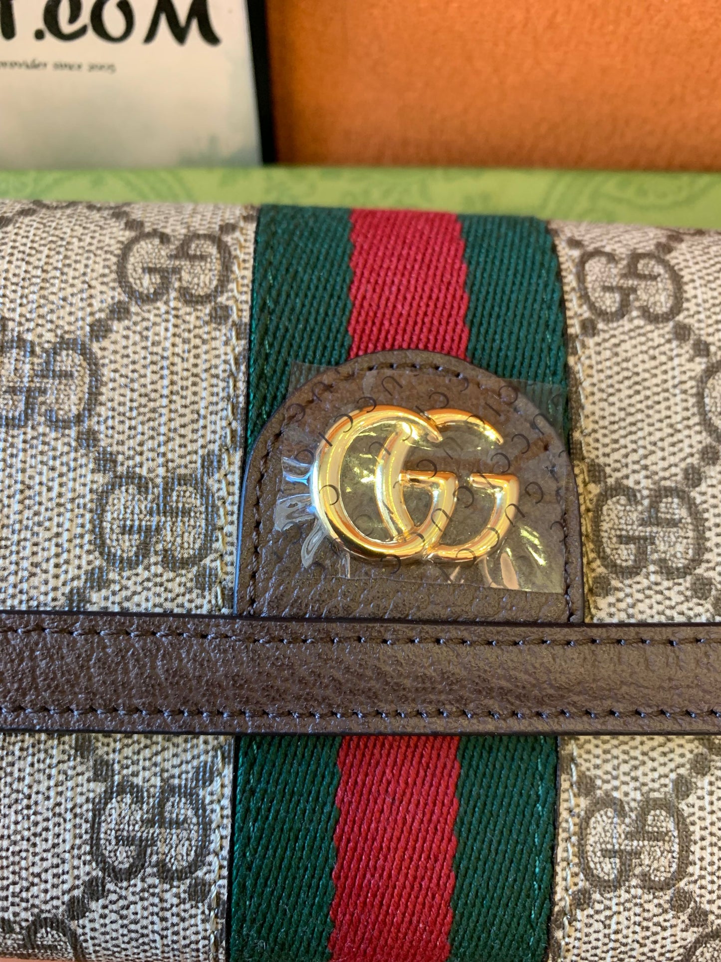 Cartera continental Gucci Ophidia GG Supreme