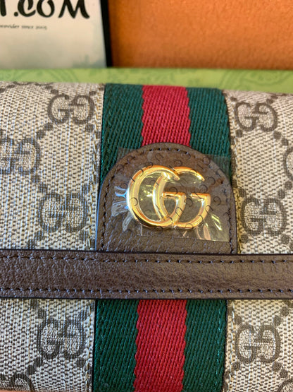 Cartera continental Gucci Ophidia GG Supreme