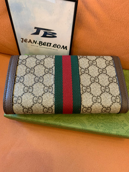 Cartera continental Gucci Ophidia GG Supreme