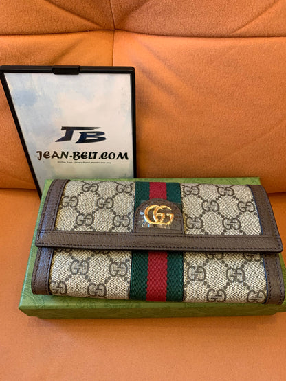 Cartera continental Gucci Ophidia GG Supreme