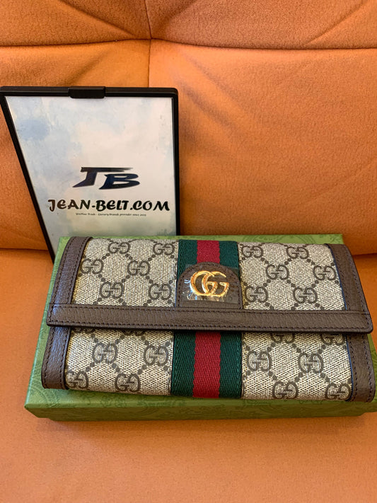 Carteira Gucci Ophidia GG Supreme Continental
