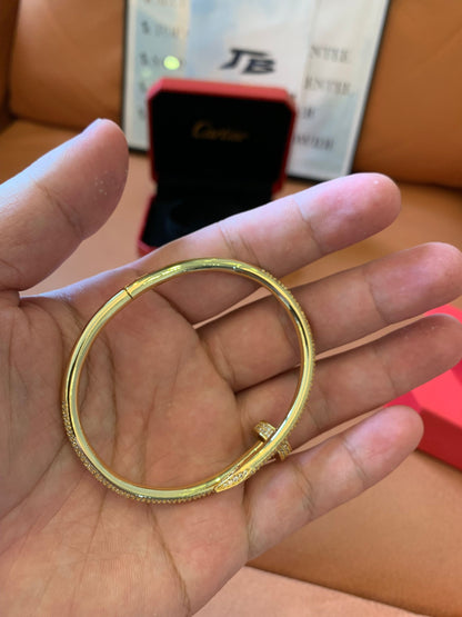 Cartier Juste Un Clou Bracelet - Yellow Gold with Diamonds