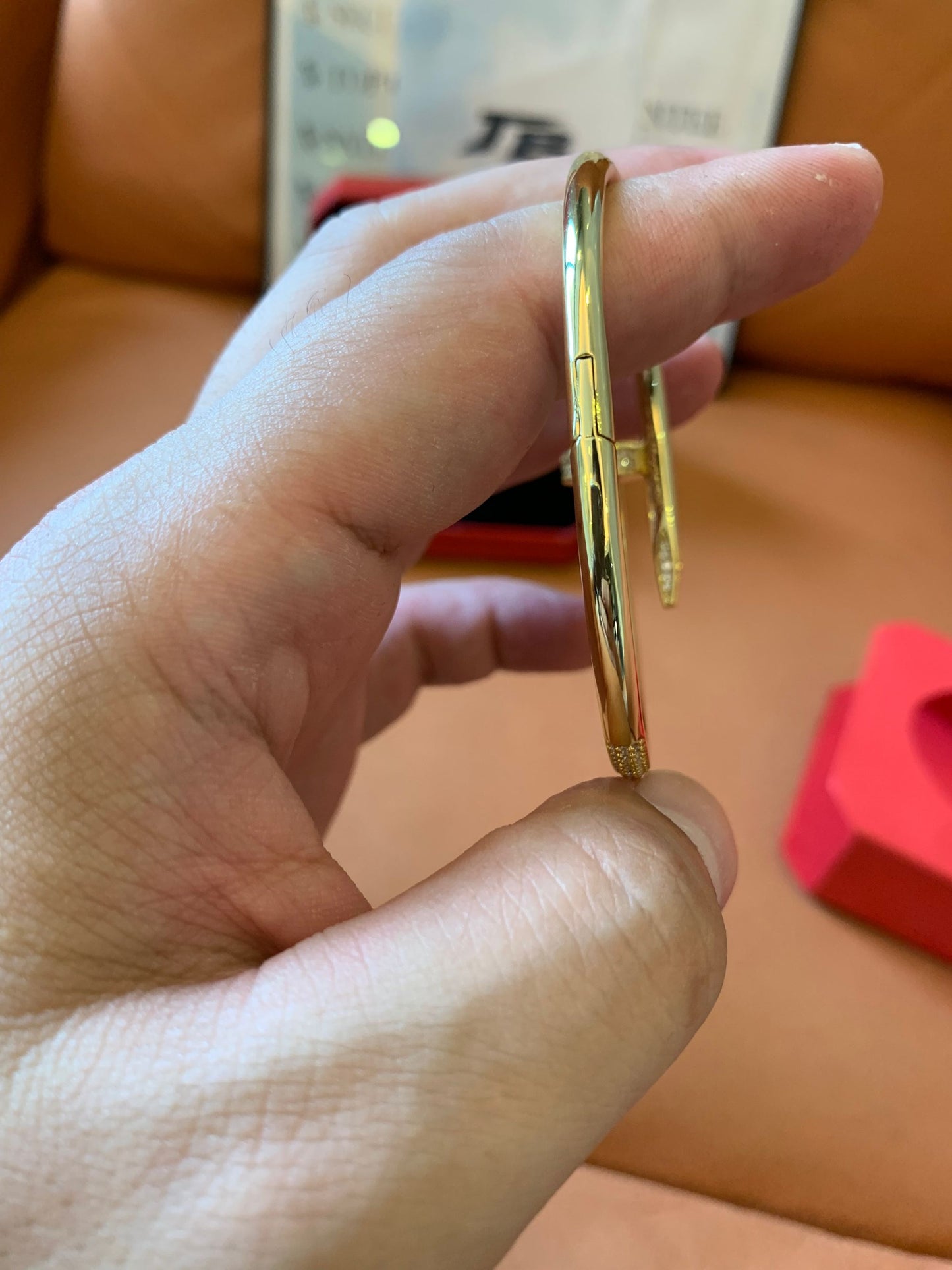 Cartier Juste Un Clou Bracelet - Yellow Gold with Diamonds