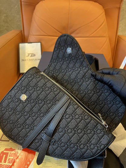 Dior saddle bag black for men
