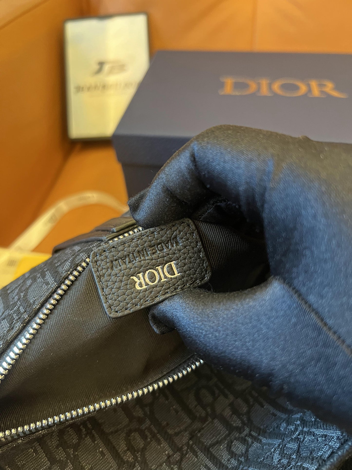 Dior saddle bag black for men