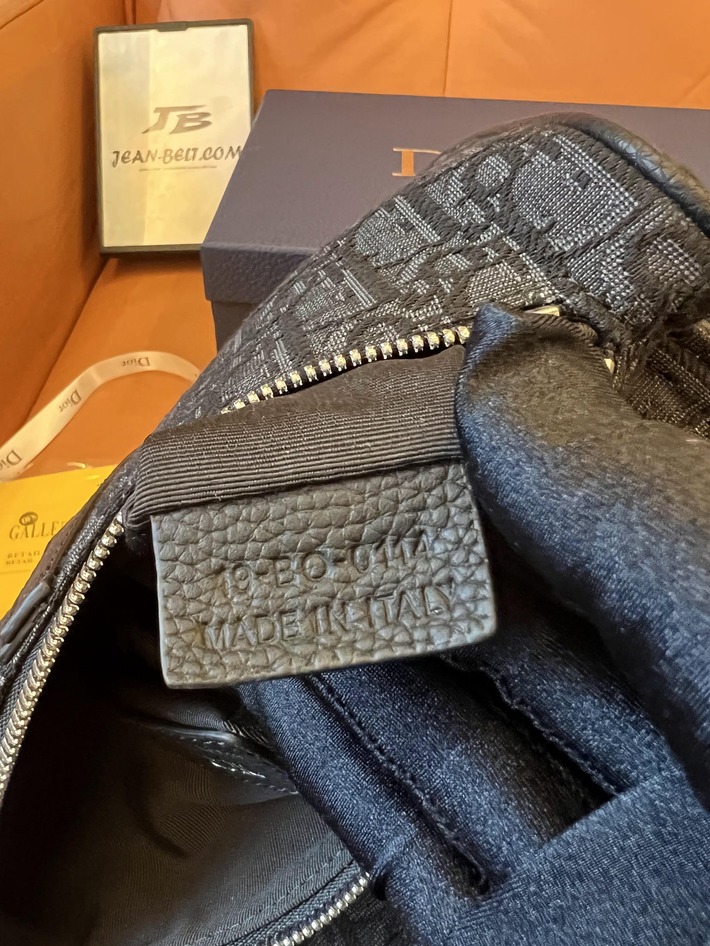 Dior saddle bag black for men