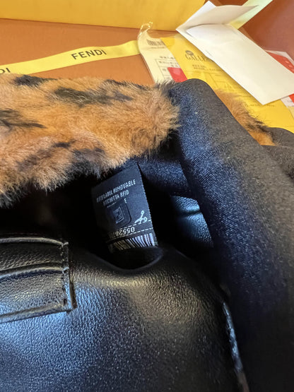Fendi baguette shearing wool handbag winter