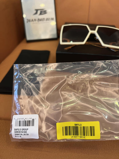 Gafas de sol geométricas extragrandes Dior SoLight 1 en blanco