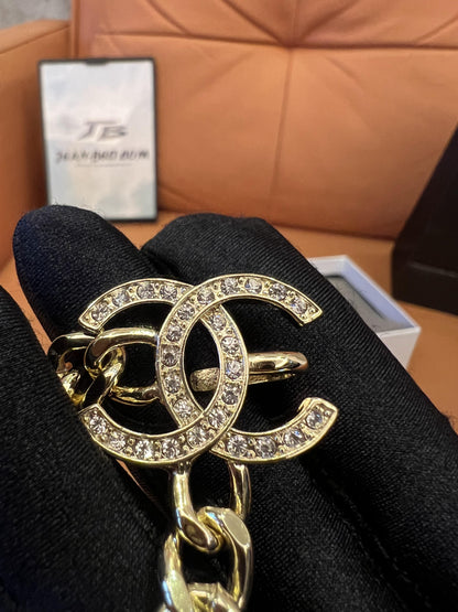 Chanel Gold Chain Necklace with Lipstick and Perfume Charms