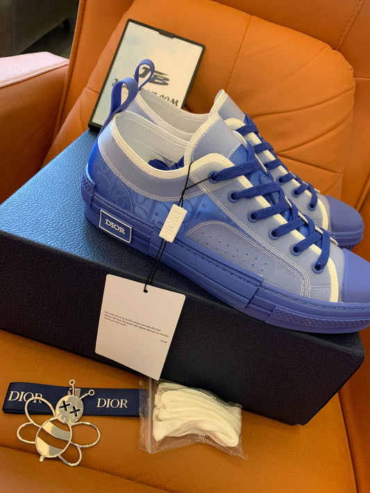 Christian Dior B23 lona oblicua azul