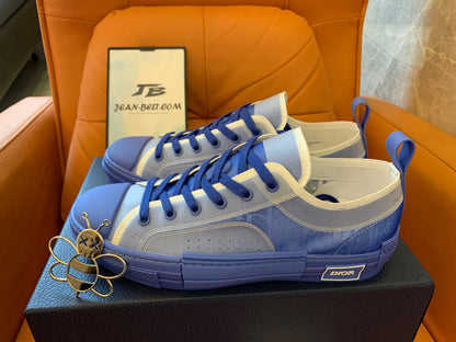 Christian Dior B23 lona oblicua azul