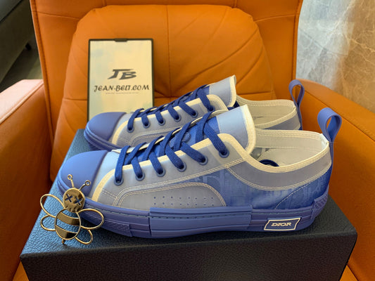 Christian Dior B23 lona oblicua azul
