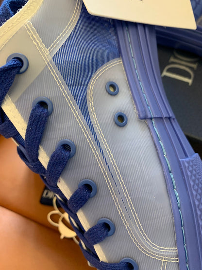 Christian Dior B23 lona oblicua azul