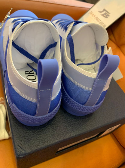 Christian Dior B23 lona oblicua azul