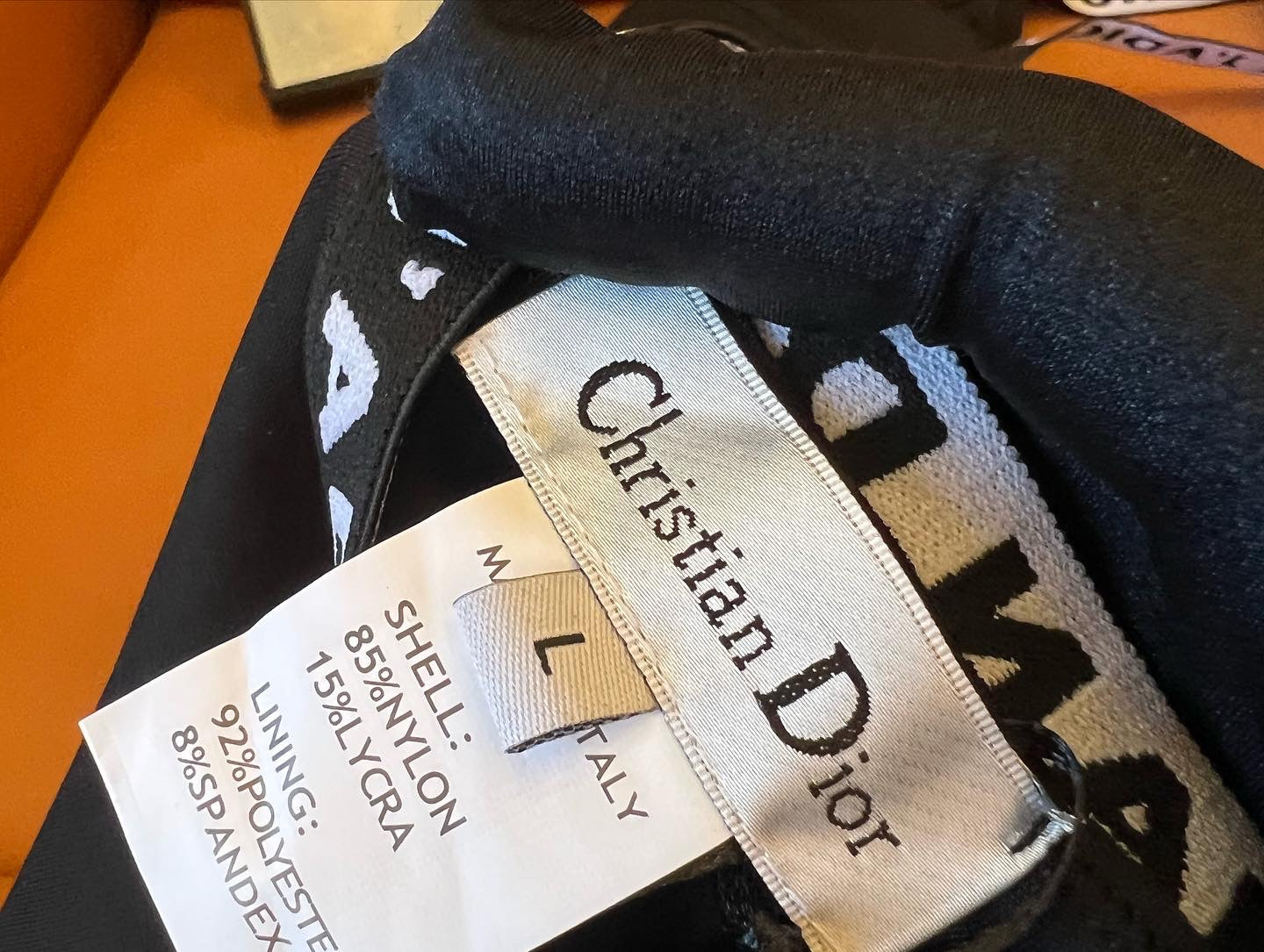 Fato de Banho de Duas Peças Preto Christian Dior J'Adior