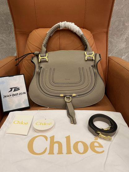 Chloe Marcie Handbag Grey