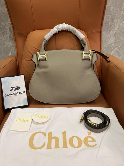 Chloe Marcie Handbag Grey