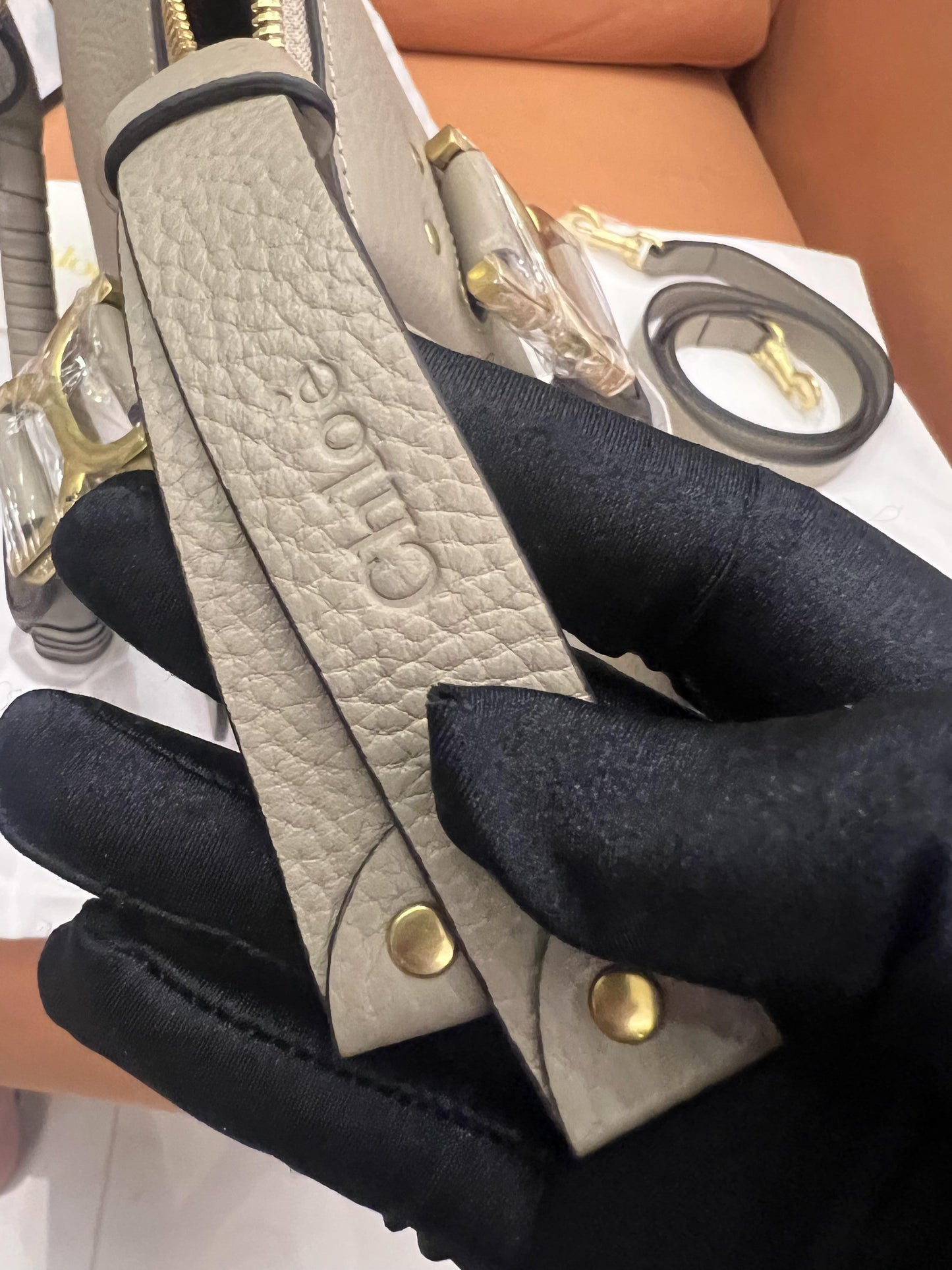 Chloe Marcie Handbag Grey