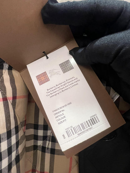 Burberry Black Quilted Jacket