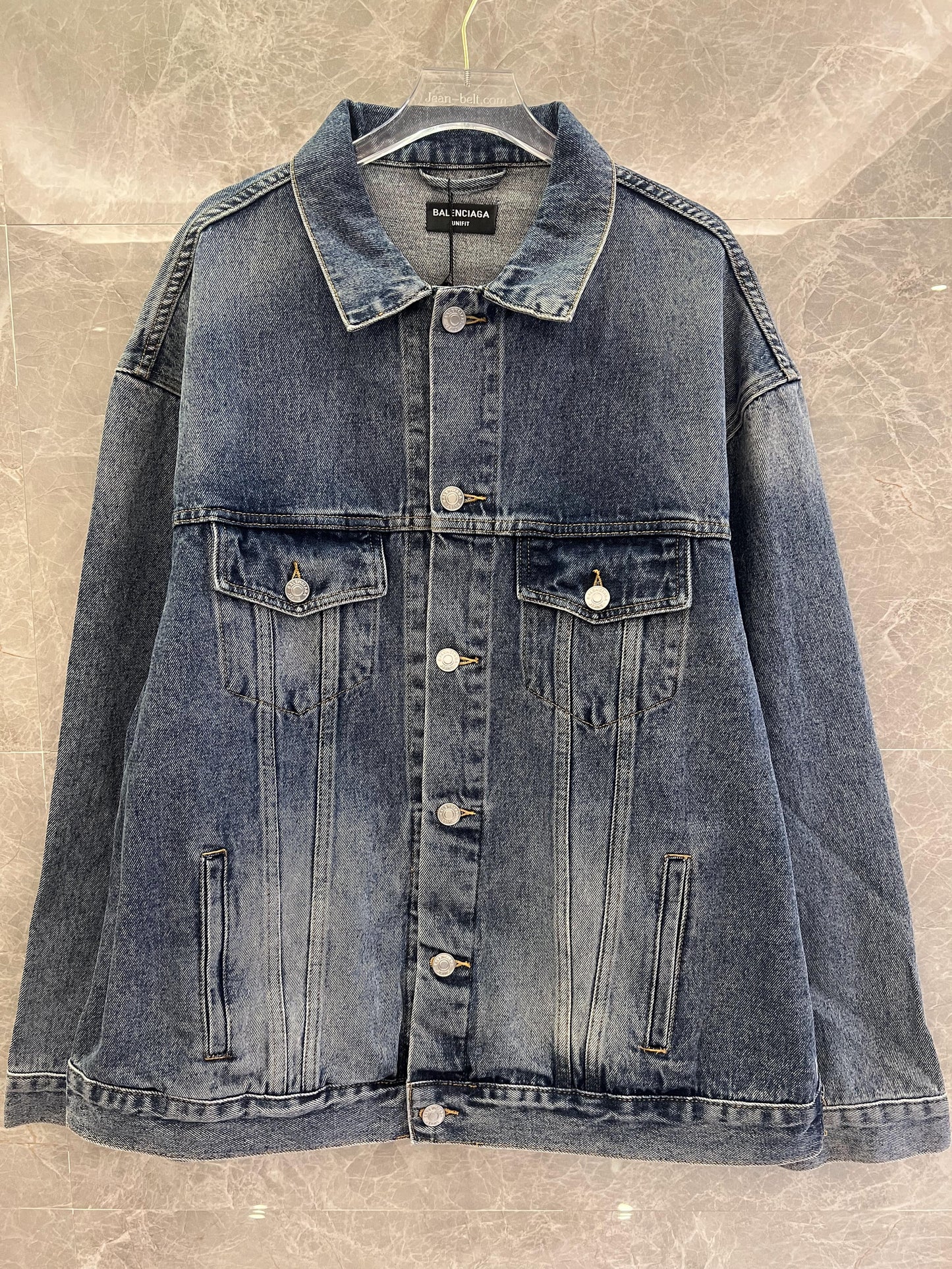 Balenciaga Graffiti Denim Jacket