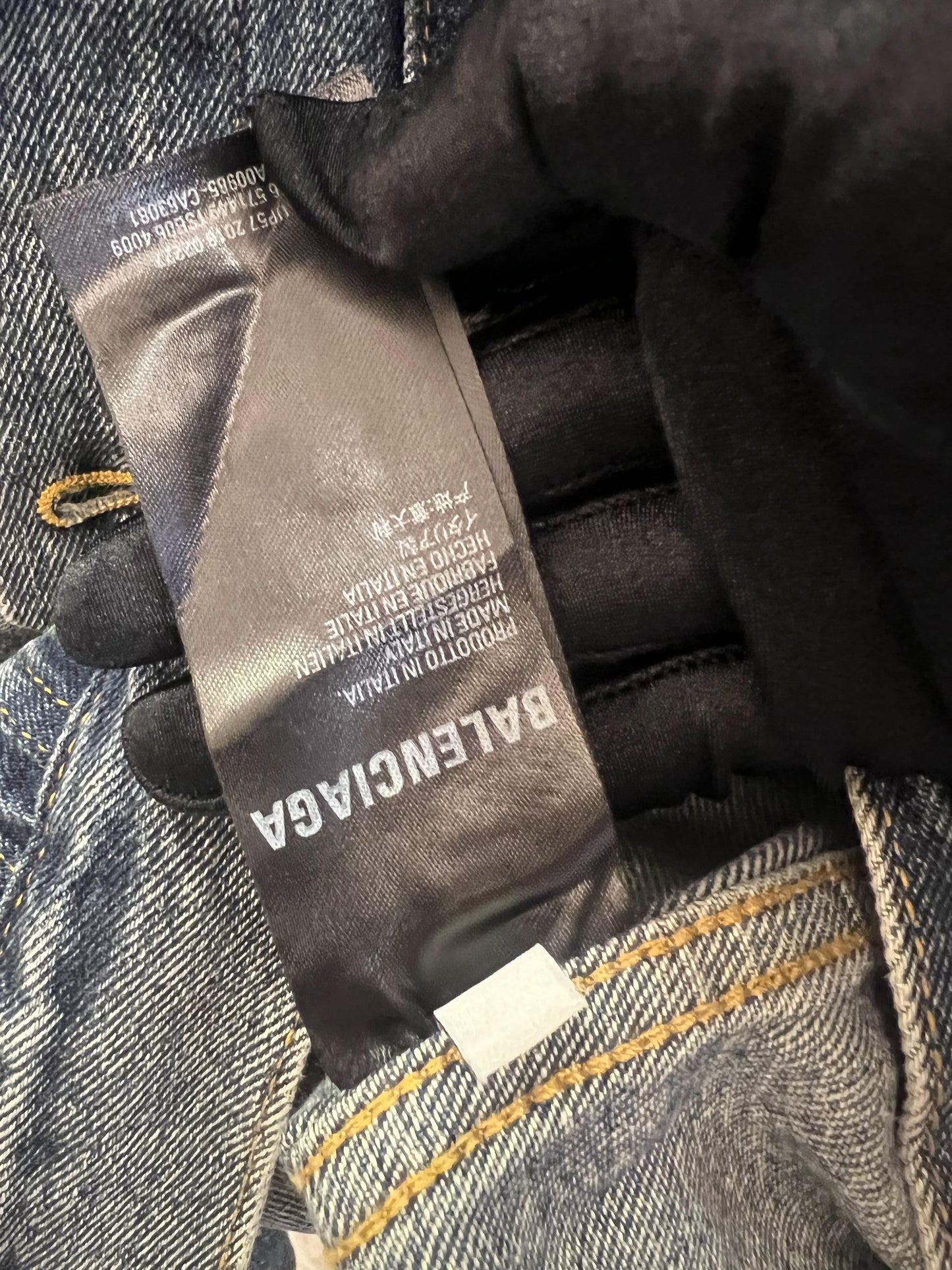 Balenciaga Graffiti Denim Jacket