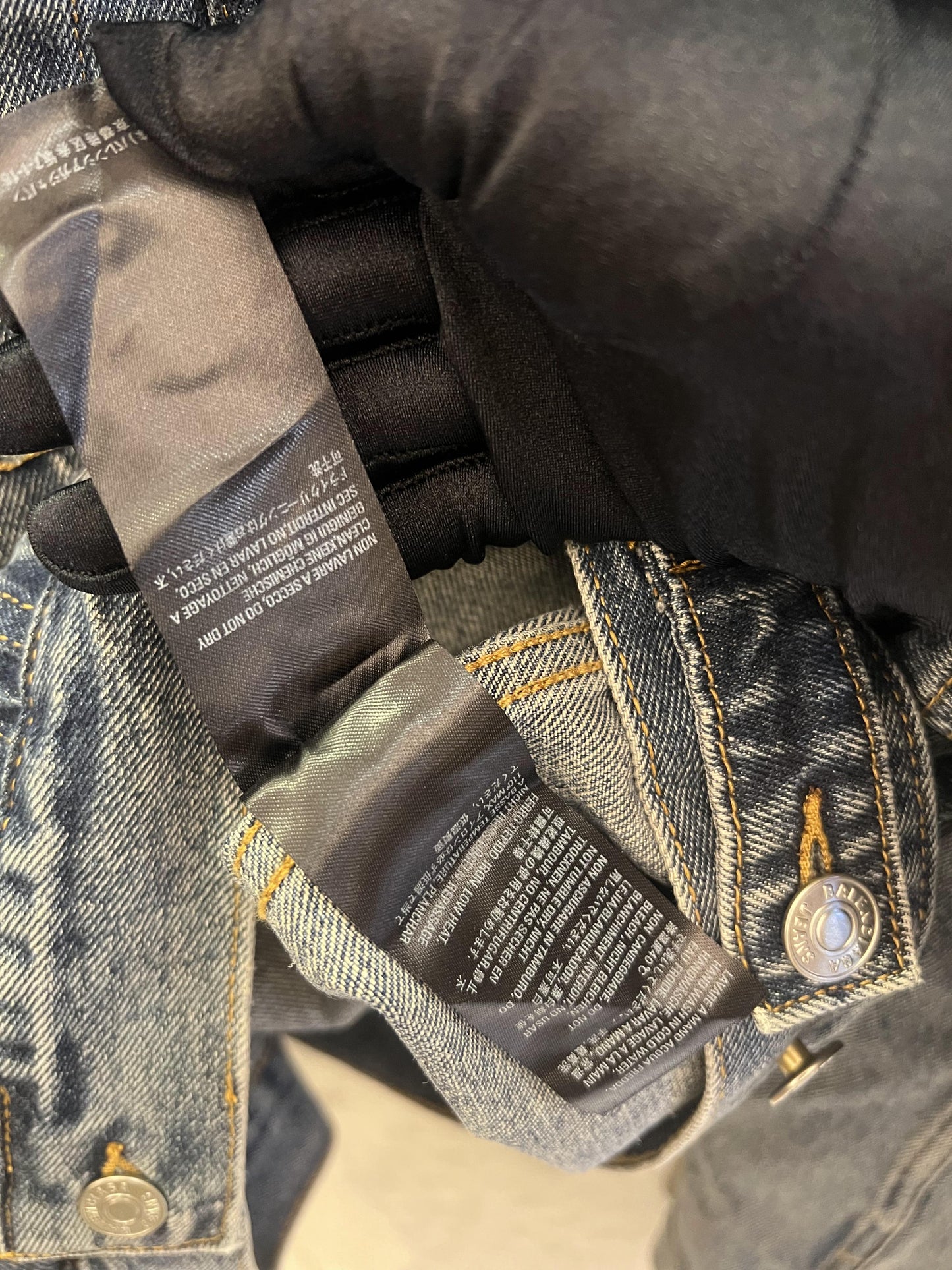 Balenciaga Graffiti Denim Jacket