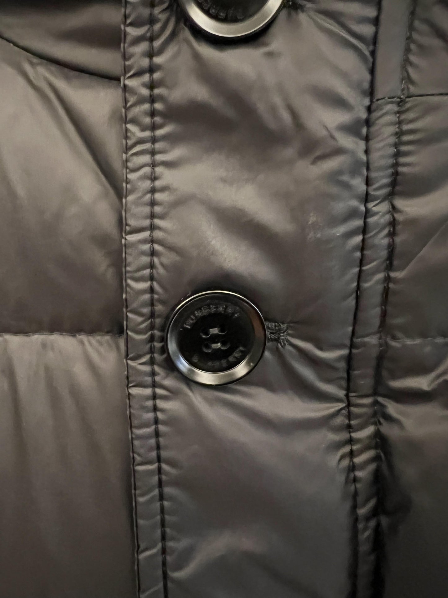 Burberry London England Black Puffer Jacket