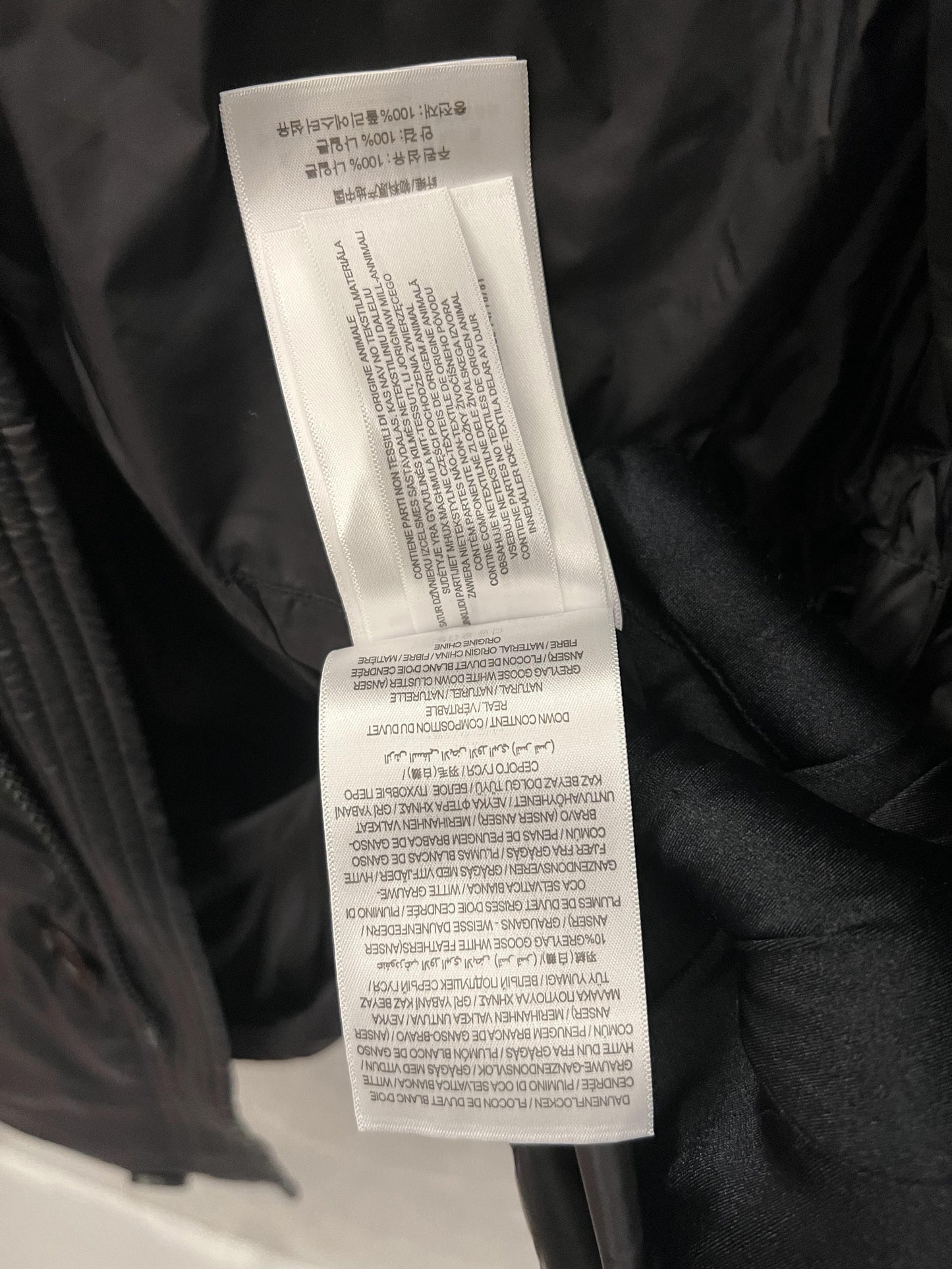 Burberry London England Black Puffer Jacket